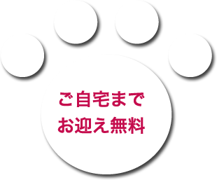 ご自宅までお迎え無料
